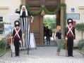 garda u brán Květné zahrady