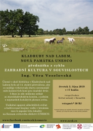 Kladruby nad Labem, nová památka UNESCO | přednáška