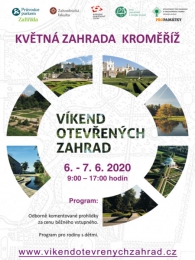 VÍKEND OTEVŘENÝCH ZAHRAD V KVĚTNÉ ZAHRADĚ V KROMĚŘÍŽI | pozvánka a podrobný program